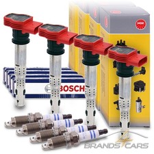 4x NGK ZÜNDSPULE + 4x BOSCH