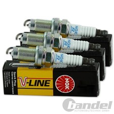 3x NGK ZÜNDKERZE V-LINE 48